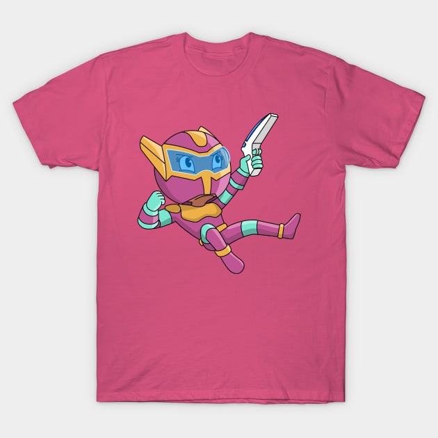 Space Girl T-Shirt by Action Toons Store